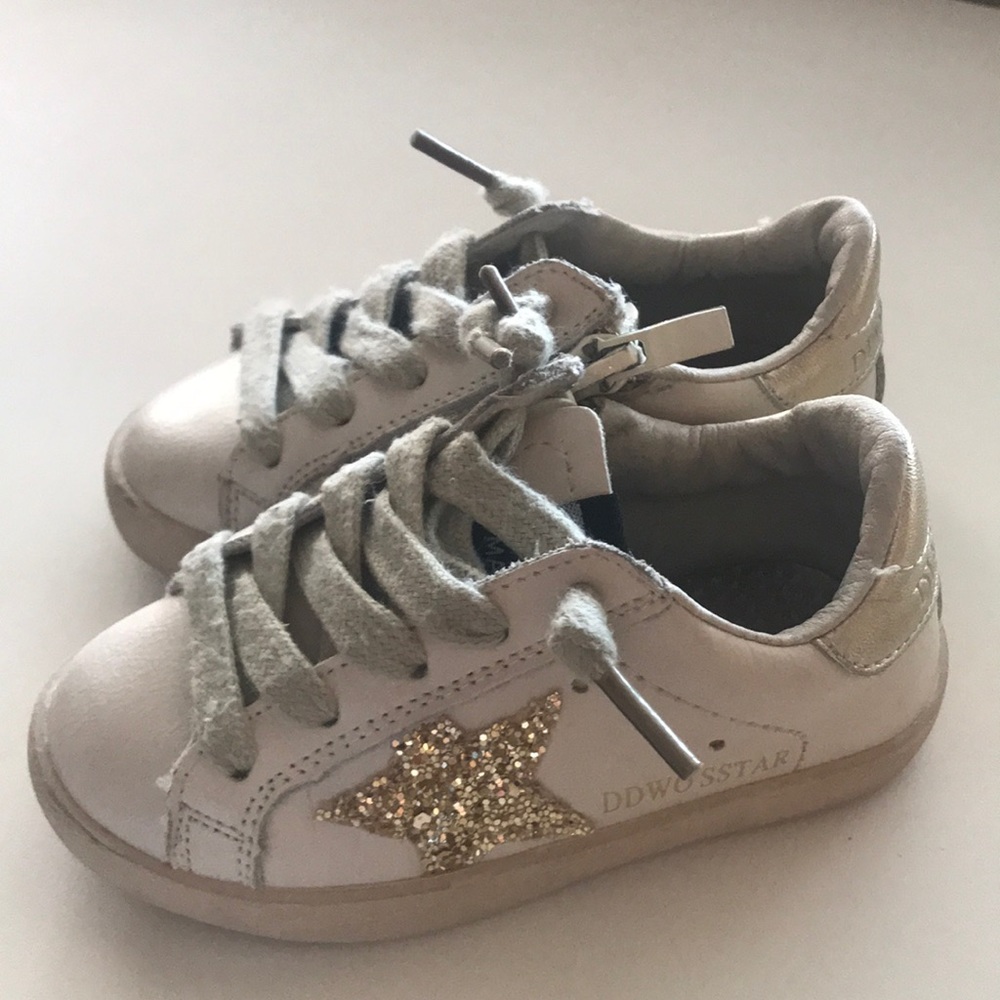 Toddler, golden goose dupe